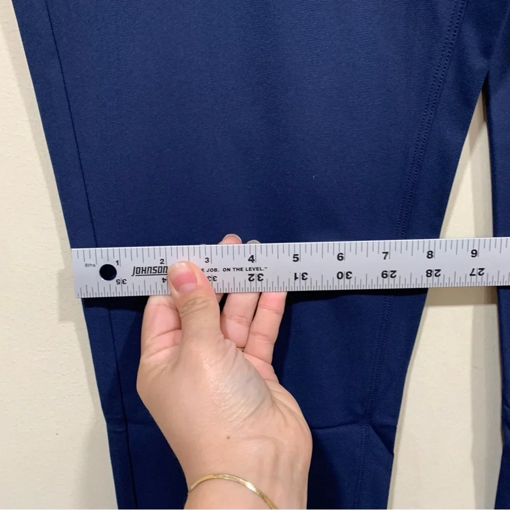 NEW Fabletics Pants Mens 34x32 Navy The Don 5 Pocket Slim Stretch Chino - Picture 8 of 10